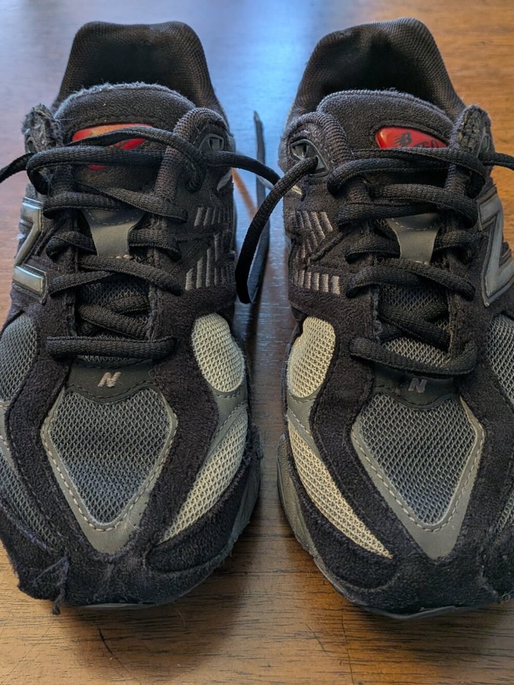 New Balance Black Wide Width Sneakers - 9060 Lace Shoes